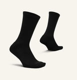 Feetures - Therapeutic Cushion Crew Socks - Black or White
