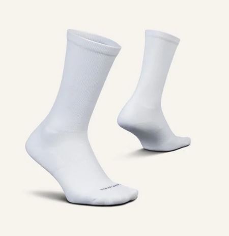 Feetures - Therapeutic Cushion Crew Socks - Black or White